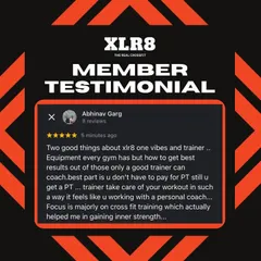 Another happy member. My focus is on providing personal attention even in a group setting, ensuring you get the best results from the equipment with proper coaching.