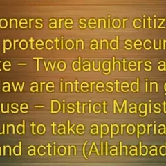 We are committed to protecting the rights of the vulnerable, particularly senior citizens. This judicial observation from the Allahabad High Court reinforces the state's duty to protect elderly parents from children attempting to unlawfully seize their property. Our practice is dedicated to upholding the security and property rights of senior citizens in such family disputes.