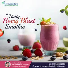 This Nutty Berry Blast Smoothie is a perfect example of a healthy and tasty breakfast or snack. It combines berries, nut butter, and oats for a drink that is full of antioxidants, protein, and fiber. It's a simple way to get a lot of nutrients in one glass.