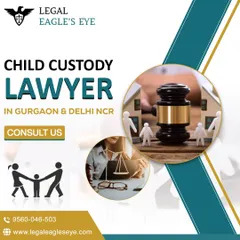 I specialize in safeguarding your child's future through expert child custody representation in Gurgaon and Delhi NCR. The legal symbols in this graphic represent the formal process of protecting your parental rights.