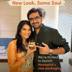 New look, same soul. We were so thrilled to launch our new packaging. It's a refreshed identity, but the heart of Homepick remains the same: traditional recipes, authentic flavours, and the love of generations.
