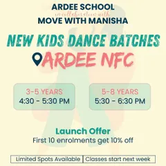 Our new batches are also open at Ardee NFC. Limited spots are available, so register soon.