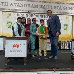 Celebrating our "Champion of Champions" Aniruddh Maurya at the Zonal Competition. Winning this prestigious award among thousands of participants is a testament to his exceptional skill and dedication.
