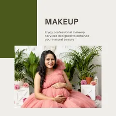 Our packages include professional makeup services. We work with talented artists who enhance your natural beauty and ensure you feel confident and radiant in front of the camera.