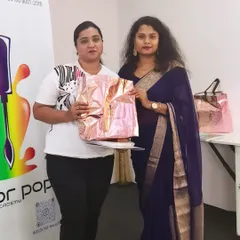 Each student in my first batch was so eager to learn. It is a joy to see new artists begin their nail art careers with me.