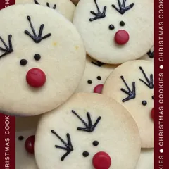 'Tis the season for the cutest cookies in town! These reindeer sugar cookies are a simple, fun, and delicious treat for the holidays.