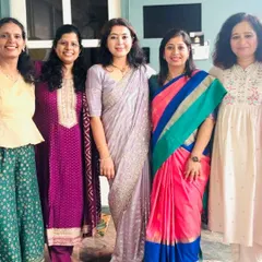 More happy faces from our 2nd-anniversary celebration. It's a joy to see our yoga family come together to celebrate our shared journey.