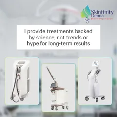We provide treatments backed by science, not trends or hype. Our clinic is equipped with state-of-the-art, US FDA-approved technology to ensure you receive safe, effective, and reliable care for long-term results.