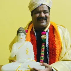 A closer look at the beautiful Buddha statue I received in Hubballi. I believe in spreading peace and happiness, just like the Buddha's teachings.