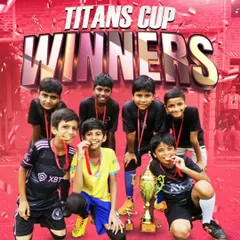 Victory for our Under-12 team in the Titans Cup! This win is a result of their dedication in training and their fantastic teamwork on the field.