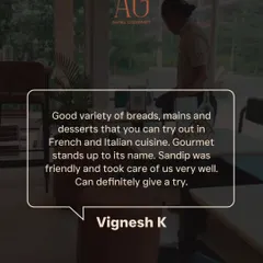 Building trust, one review at a time. Vignesh K. notes the good variety of breads, mains, and desserts, and the friendly service from my team.
