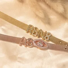 His and hers, best friends, or your own initials. These custom initial bracelets show how you can combine letters and charms like the evil eye for a meaningful piece.