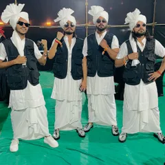 Diljit vibes loaded, swag decoded. Our team rocking a custom look inspired by the Punjabi superstar.