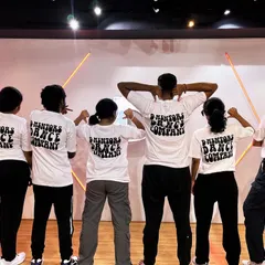 Our students showing off their team spirit in our official D-Mentors Dance Company t-shirts. We foster a strong sense of community and pride in our crew.
