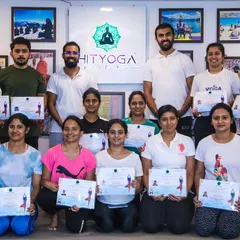 The joy of accomplishment. This is a group of newly certified Aerial Yoga teachers from our TTC program, ready to take their skills and share them with the world. Their dedication is my inspiration.