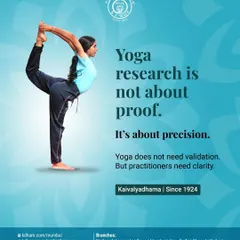 My research is not about validating yoga, but about providing clarity for practitioners. This image, showing a student in Natarajasana (Dancer's Pose), emphasizes that precision in practice stems from a deep, research-led understanding.
