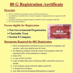 This infographic breaks down the entire 80G registration process into clear, manageable steps. We provide this clarity upfront so you know exactly what documents are needed and what to expect, from the trust deed to the final certificate.