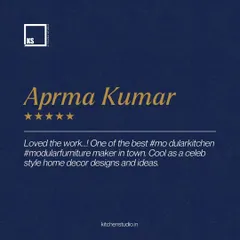 Aprma Kumar calls us one of the best modular furniture makers in town. It’s feedback like this that motivates us to deliver celebrity-style home decor designs and ideas.