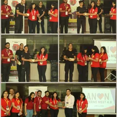 More photos of our instructors being recognized on stage at the ANON Interns Meet.