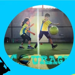 Courage isn't just about being the best, it's about trying your best. Here you can see two of our players engaged in a friendly game, learning to be brave, confident, and supportive of each other. We create a safe space for kids to step out of their comfort zone.