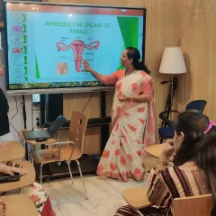 Understanding your body is the first step to healing it. Here, Dr. Gauri Sarwankar explains the anatomy of the female reproductive system during a session on PCOD management. Our goal is to empower you with knowledge so you can take charge of your health.