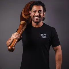 "Happy to invest in Tagda Raho." MS Dhoni, one of cricket's greatest, holds our custom Gada. His belief in our mission to reinvent 'India Ka Apna Workout' is a powerful testament to the effectiveness of our training for elite athletes.