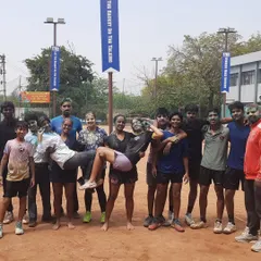 The entire academy celebrating the festival of colors. A fun-filled Holi on the courts with our players and coaches.