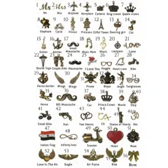 Here is another look at the charm options available for your personalized diary, pen, or other accessories.