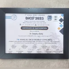 I was honored to participate as faculty at the 7th Annual DICD World Congress. Continuous medical education is something I am passionate about, as it ensures we are always providing the best possible care based on the latest research.