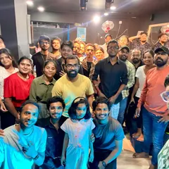 A full house at our recent Open Mic Party! This group photo captures the amazing energy and turnout from our community of performers and music lovers.