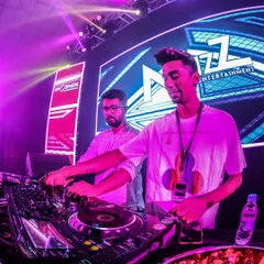 Playing on a massive festival stage at The Lalit Bangalore for a Noizz Entertainment event. The energy from a crowd this big is just incredible, and I love mixing Trance and EDM for these large-scale concerts.