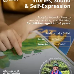 Announcing two new after-school workshops. We offer "Stories, Sound & Self-Expression" for early literacy and "Binoculars, Bark, Birdsong" for nature immersion, both designed to spark joy and curiosity.
