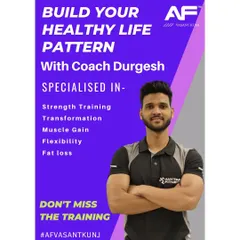 This is Coach Durgesh. He specializes in transformation, muscle gain, and fat loss, bringing his expertise to every client's journey.