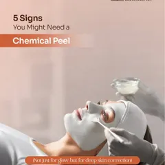 A chemical peel is not just for glow, but for deep skin correction. This image shows a peel being applied in a controlled, clinical setting, highlighting its role as a medical treatment for various skin concerns.