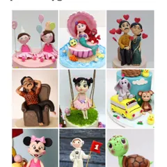 Ready to bring characters to life? My Fondant Figurine Masterclass is a beginner-friendly course where you'll learn to sculpt at least 10 different figures, from cute animals to people and cartoon favorites. I'll teach you all the foundational techniques you need to create stunning cake toppers.