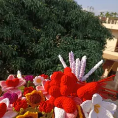 Another shot of the weekend's bulk order, filled with hearts, lilies, and lavender.