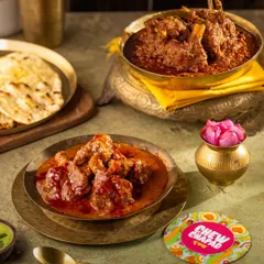 A feast for the eyes with Rogan Josh and Mutton Josh. This shot for Chew Chapad uses deep colors and traditional serveware to create a sense of indulgence and authentic flavor.