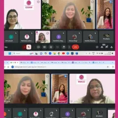 A collage of screenshots from the POSH panel discussion. We covered the latest judgments and discussed the importance of having the will and support system to report incidents, which is as crucial as the law itself.