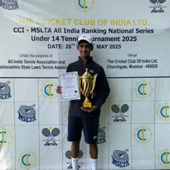 The goal is always to be at the top. Congratulations to our trainee Dhruv Sehgal on becoming the Under 14 All India National Series Singles Winner. This is a huge achievement that proves the effectiveness of our focused, high-performance program.