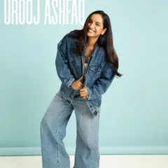 A portrait is a collaboration. This shot with comedian Urooj Ashfaq captures her natural, joyful energy against a clean, vibrant studio backdrop, perfect for an artist's portfolio.