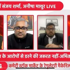 Participating in the "Vidhi Vidhan" segment on News Tak, discussing the regulatory mechanism of the stock market in light of the Adani Hindenburg matter.