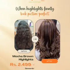 A perfect example of how the right color can change everything. I used these Mocha Brown Highlights to take the hair from a flat, single tone to a rich, multi-dimensional style with incredible shine.