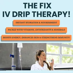 The fix for feeling drained can be IV Drip Therapy. It provides instant hydration and nourishment, packed with vitamins, antioxidants, and minerals to boost energy, enhance skin, and strengthen immunity.