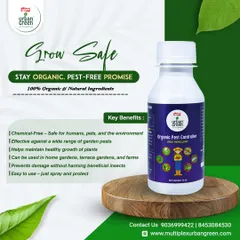Our Organic Pest Controller offers a pest-free promise with 100% organic and natural ingredients. It is chemical-free, safe for humans and pets, and effective against a wide range of garden pests without harming beneficial insects.