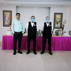 My experienced supervisor and service staff, ready to manage your event. I ensure every function is overseen by a professional who ensures everything runs smoothly.