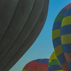 Another shot from the Taj Balloon Festival. This composition plays with scale and color, showing a different side of my photography beyond landscapes.