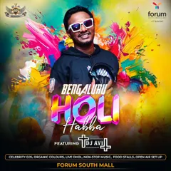 From large-scale public festivals to private parties, I specialize in creating vibrant themed events like this Holi Habba at Forum South Mall in Bengaluru.