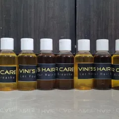 Another view of a batch of my customized hair oils, ready to be sent out. Each one is a promise of pure, natural care for your hair.