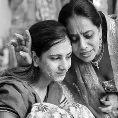Sometimes the most powerful moments are the quietest ones. This tearful, loving embrace between a bride and her mother during the Haldi ceremony is a perfect example of the real, unfiltered emotions I strive to capture. These are the memories that truly matter.