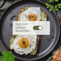 A nutrient-packed breakfast is the best way to start your day. This avocado toast with a sunny-side-up egg is just one of the ways I help you fuel up for a fantastic day.